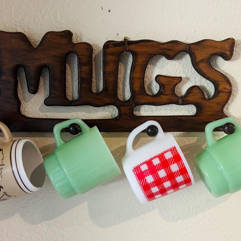 Coffee Mug Wall Rack - Etsy