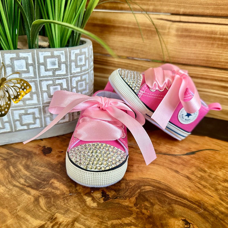 Dirt Bike Girl High Top Shoes Pink