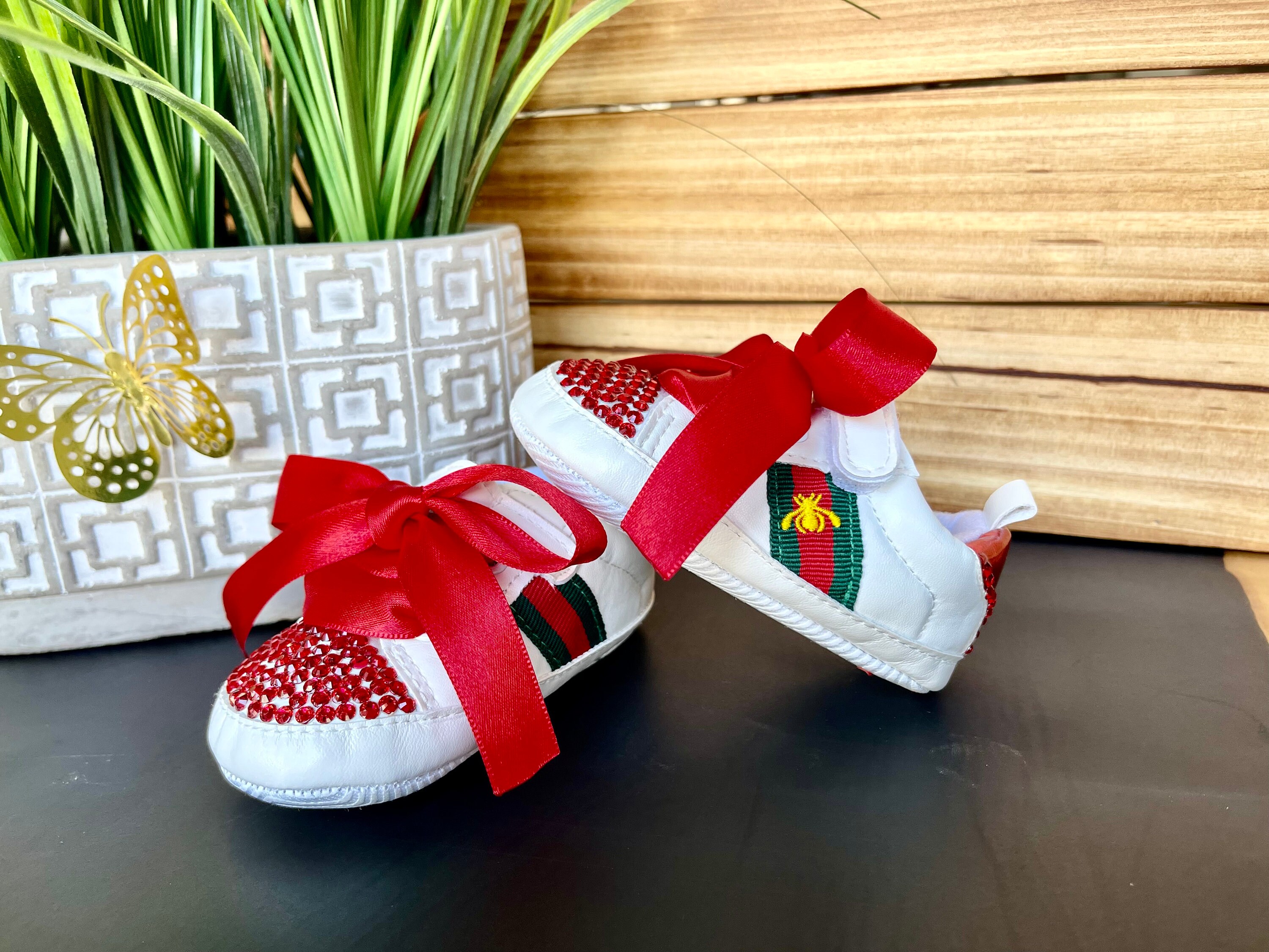 Gucci Inspired Baby Shoes