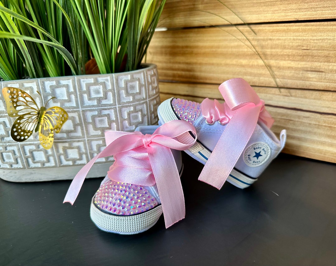 infant girl high top shoes