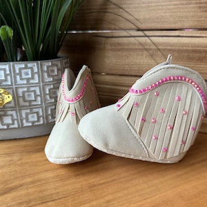 Baby Girl Cowgirl Boots  / infant shoes / baby shoes