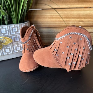 Baby Girl Cowgirl Boots  / infant shoes / baby shoes