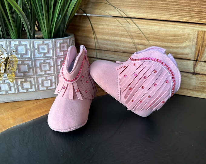Infant Pink Cowboy Boots main image 0