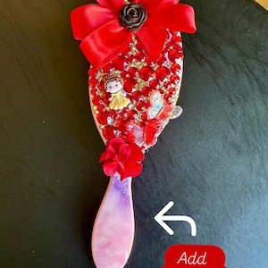 Custom Princess Character Toddler hairbrush / baby girl hair brush / girls hair brush / Princess hair brush
