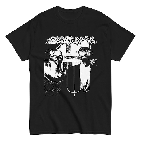 Dystopia Crust Punk Band - American Gothic Shirt - Vintage Heavy Metal, Punk, Hardcore Shirt