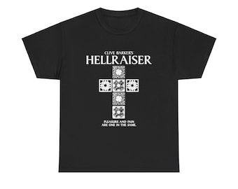 Vintage Hellraiser T-shirt, Clive Barker Horror Movie Tee