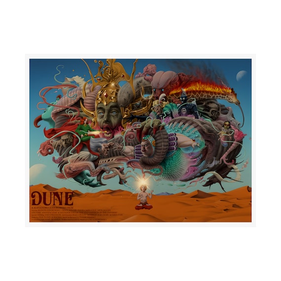 Alejandro Jodorowsky Dune (24x18) - Vintage Movie Poster - Etsy