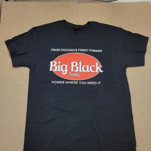 Big Black Tools, Steve Albini - Vintage Hardcore Punk Shirt
