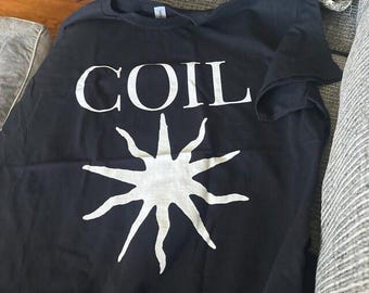 Coil Band - Vintage (Alstyle 1301) Band Shirt, Throbbing Gristle, Noise Music, Neofolk