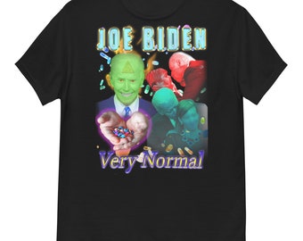 Joe Biden - Very Normal Creepy Old Man - Conspiracy Tee - Vintage Shirt - Rap Shirt, Vintage Bootleg Retro 90s Streetwear