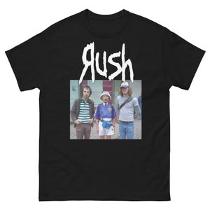 Hella + Rush - Parody Band Shirt - Math rock, noise rock