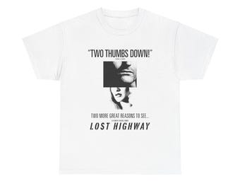 Lost Road: Two Thumbs Down - Vintage David Lynch Film T-shirt
