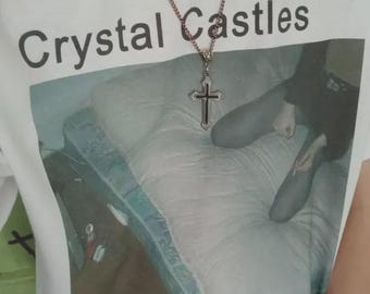 Crystal Castles - Doe Deer, Vintage (Alstyle 1301) American Apparel 1301 Tee