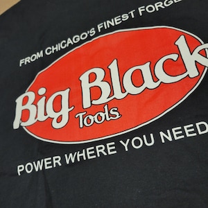 Big Black Tools, Steve Albini - Vintage Hardcore Punk Shirt image 2