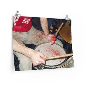 Zach Hill Drummer (24"x18") - Death Grips, Hella, Math Rock Poster
