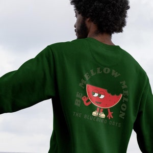 Be Mellow Melon Cartoon - Fruit Cartoon - T-shirt van biologisch katoen