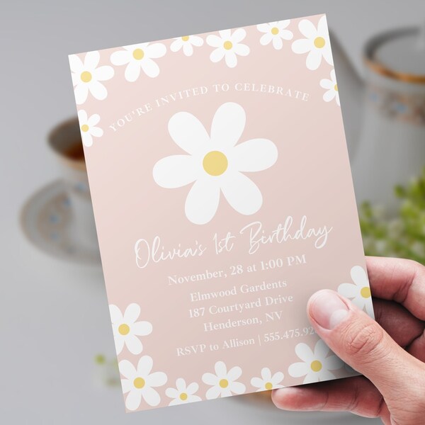 Daisy First Birthday - Etsy