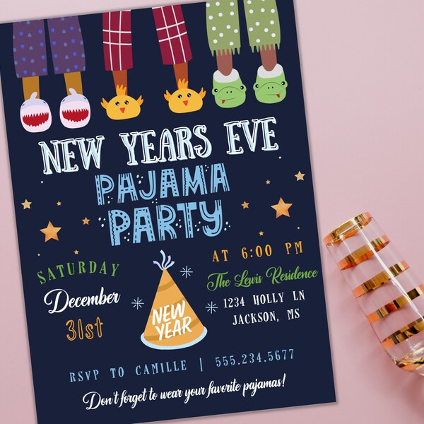 New Years Eve Pj Party - Etsy