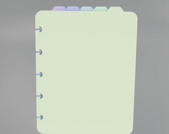 Schijfgebonden verdelers -- kwartaalnotitieboekje -- (digitaal bestand)