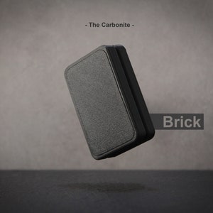 The Carbonite "Brick" 3 Click - Haptic Fidget Slider, Magnetic Desktop Fidget, High Quality 3D Printed Every Day Carry Fidget