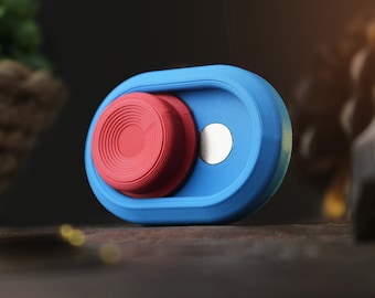 Haptic Fidget Slider, Magnetic Desktop Fidget, High Quality 3D Printed Fidget With Over 16 Customizable Colour Combinations