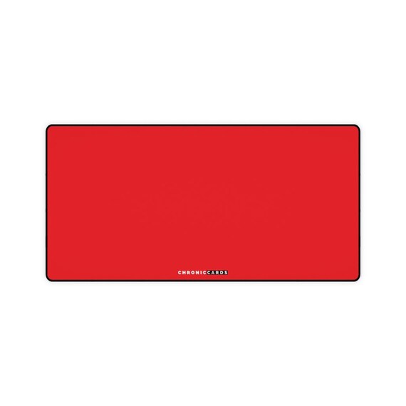 Red Card Break Mat by Chronic Cards Etsy