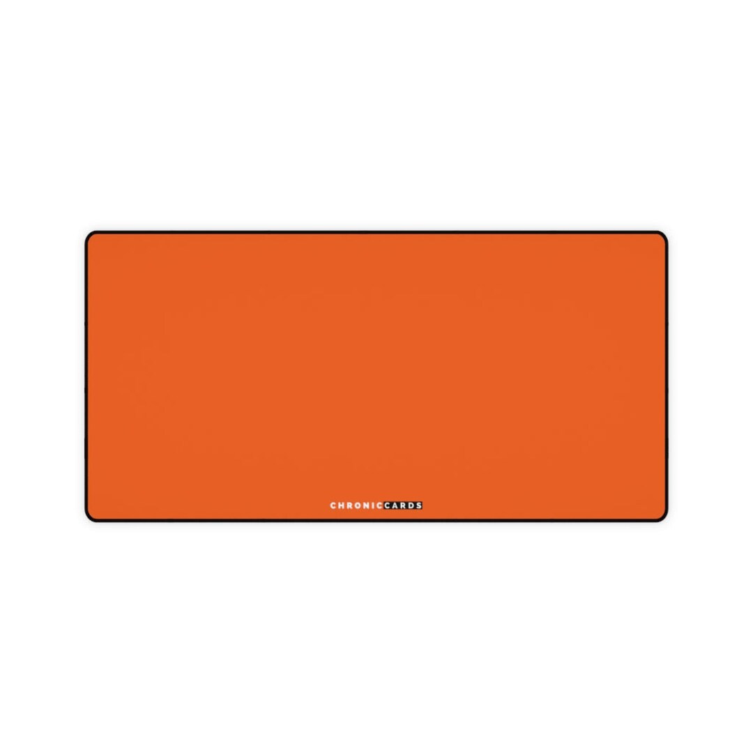 Orange Card Break Mat by Chronic Cards Etsy