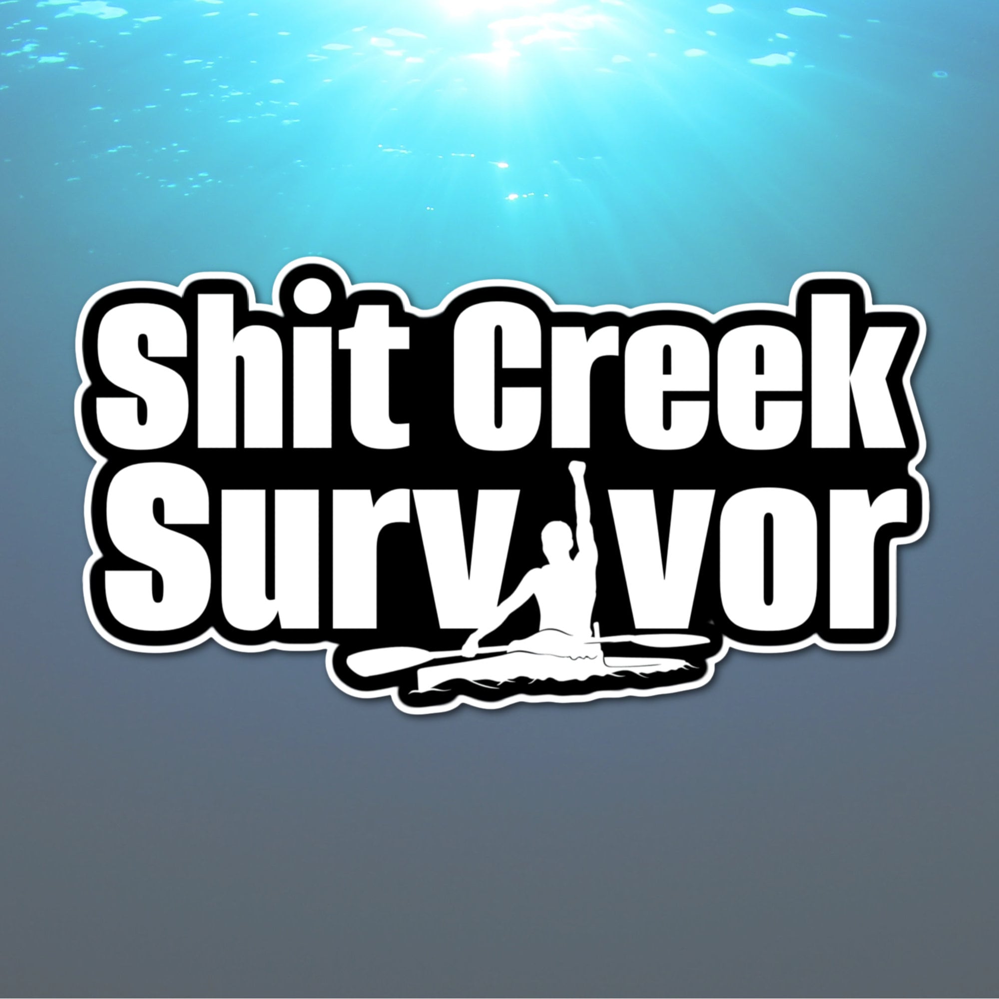 Sht Creek Survvor Vnyl Decal Stcker - Etsy