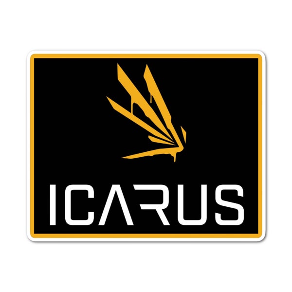 3" Icarus Survival Game Laminated Sticker gift for friend family perfect for tablet pc laptop kindle mug tumbler and more