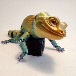 Leopard Gecko - Adorable Articulated 3D Printed Flexi Fidget Toy Lizard