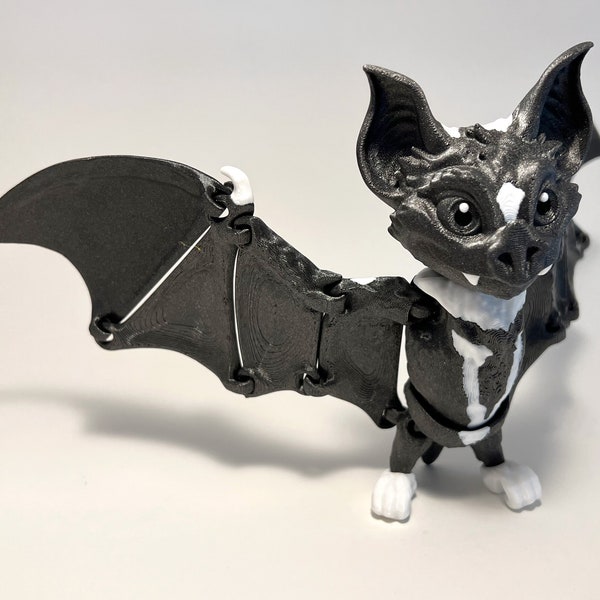 Panda Bat - 3D Printed Articulated Flexi