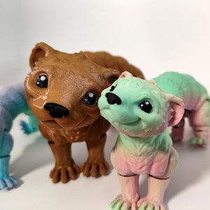 Ferret Fidget Adorable Sensory Toy Desktop Fidget, ADHD Fidget - 3D Printed for Adults and Teens