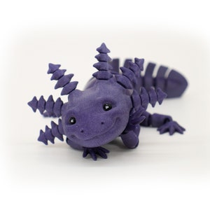 Axolotl Adorable Articulated 3D Printed Flexi Fidget Sensory ADHD Toy - New Tentacle Style
