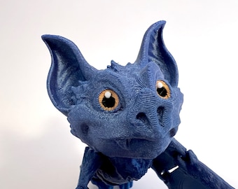 Articulated Bat - 3D Printed by MatMire Makes