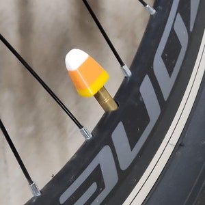 Candy Corn Valve Stem Caps