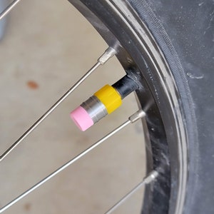 Back to School Valve Stem Caps