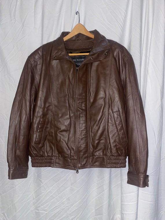 Niko Brown Leather Jacket fur Interior 