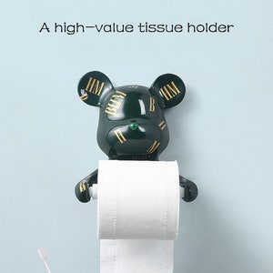 Park Designs Cast Black Bear Toilet Tissue Holder