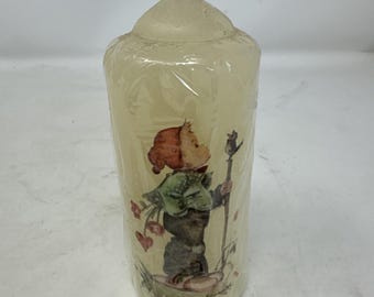 Vintage Original 1950's Hummel Pillar Candle Boy With Bird Still Wrapped