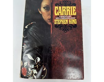 Carrie by Stephen King 1974 Hardcover Dust Jacket BCE King's First Novel