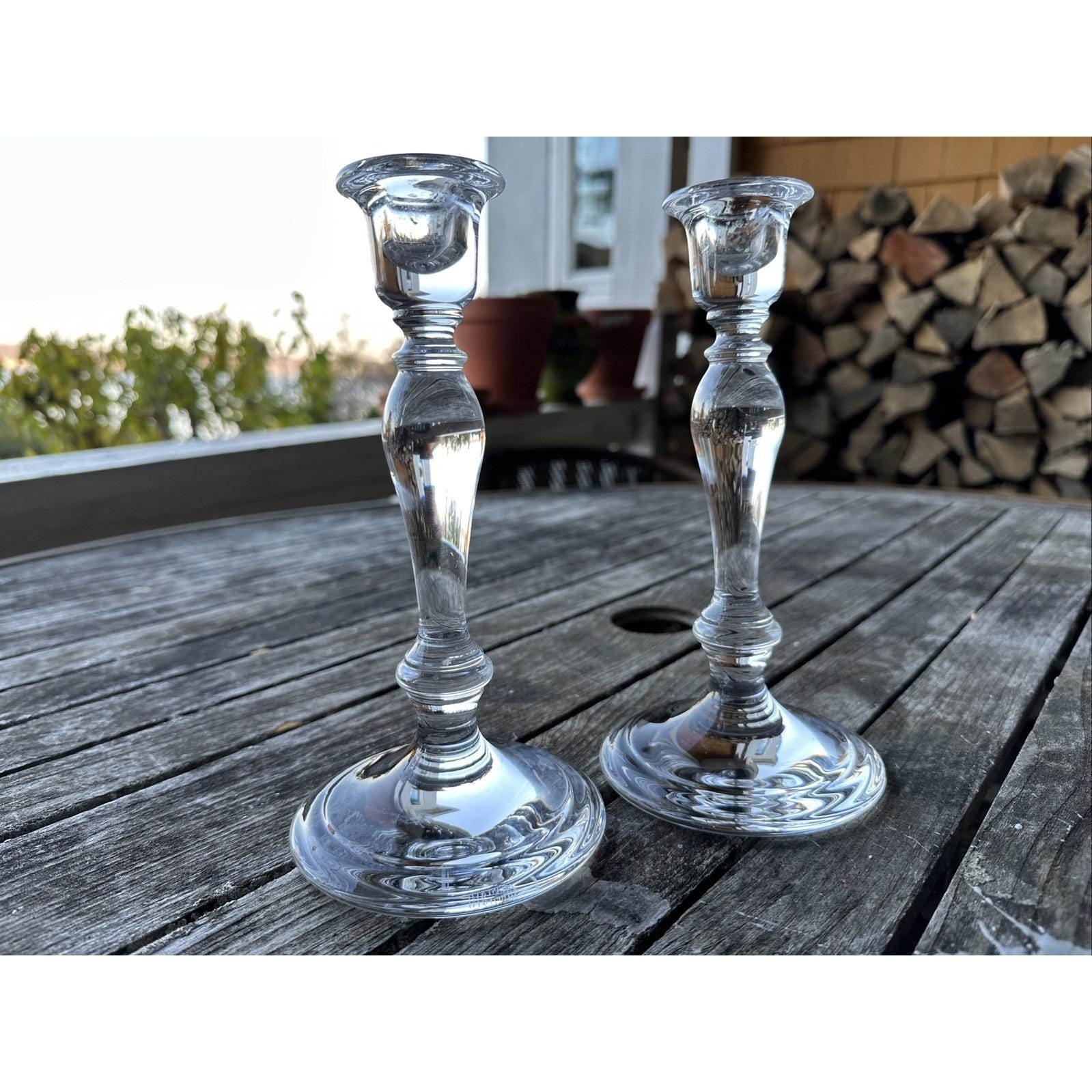 Tiffanys and Co Crystal Candle Holders - Etsy - Page 2