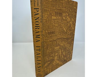 Panorama Italiano Book, By Charles Speroni & Carlo Golino, 1st Edition 1960