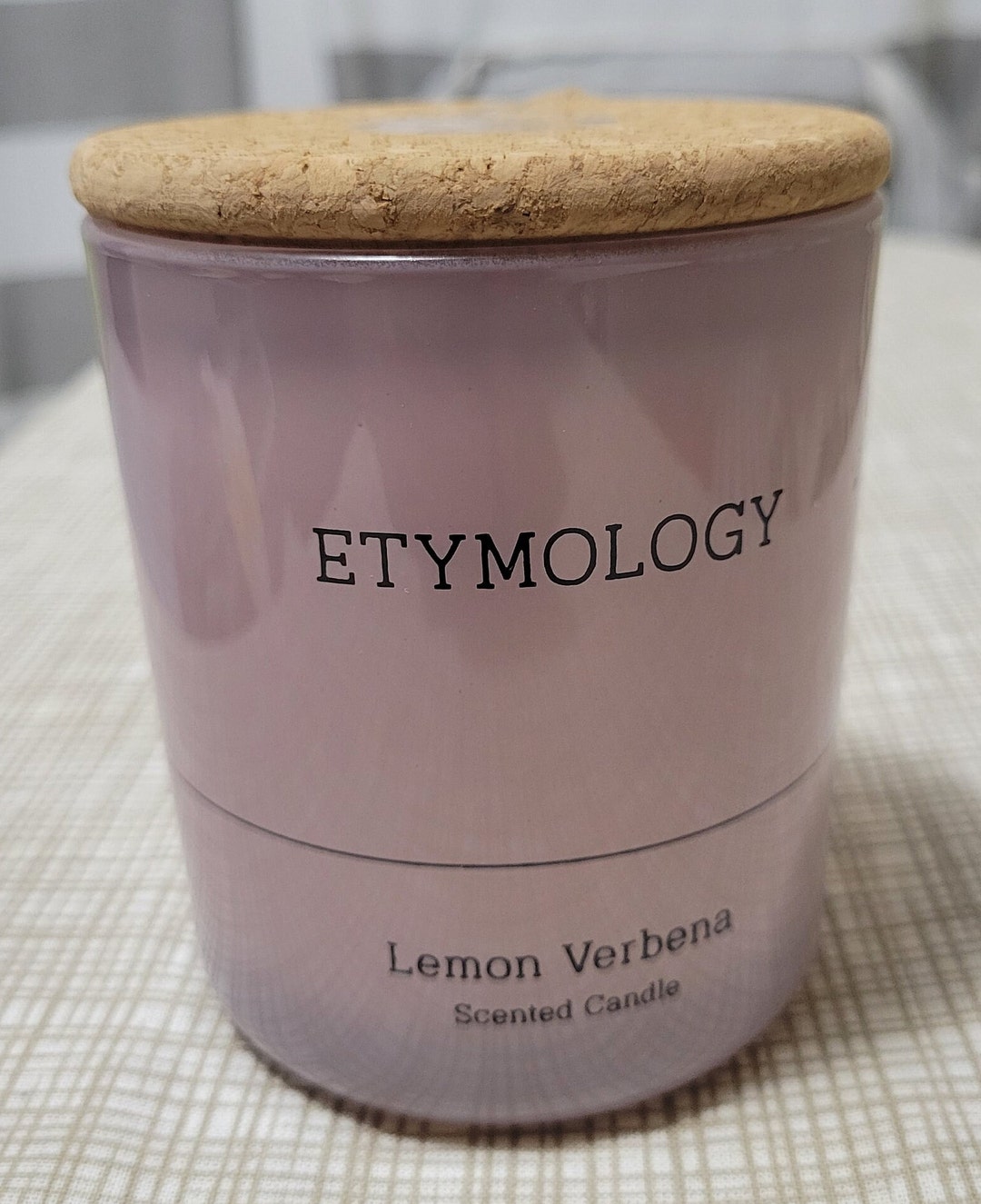 Etymology Lemon Verbena Scented Candle Etsy