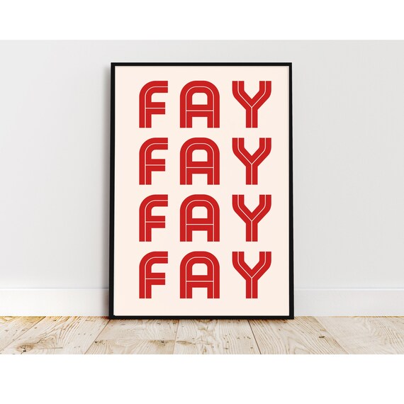 Fayetteville Arkansas Cocktail Print: College Dorm Wall Art (Digital Download