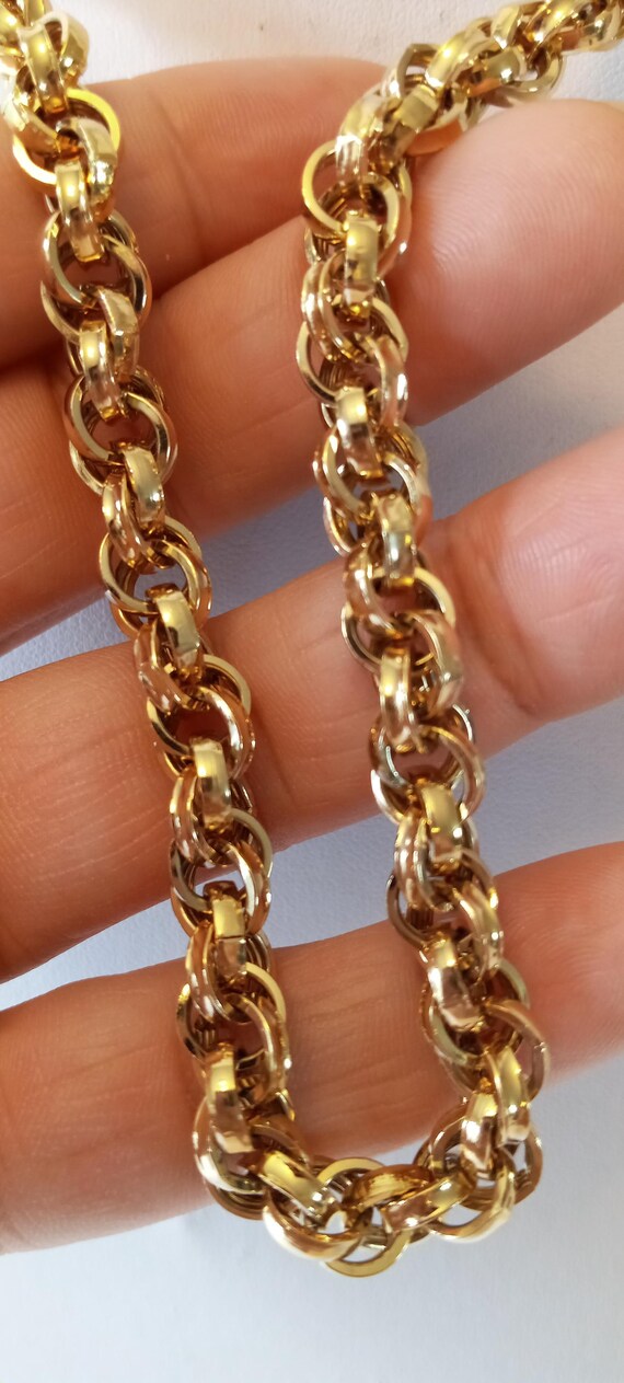 Bold Givenchy Statement Chain Necklace -Heavy - image 4