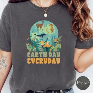 Comfort Colors Earth Day Everyday Shirt, Earth Shirt, Nature Lover Shirt, Mother Earth T-Shirt, Environmental Shirt, Activist Shirt