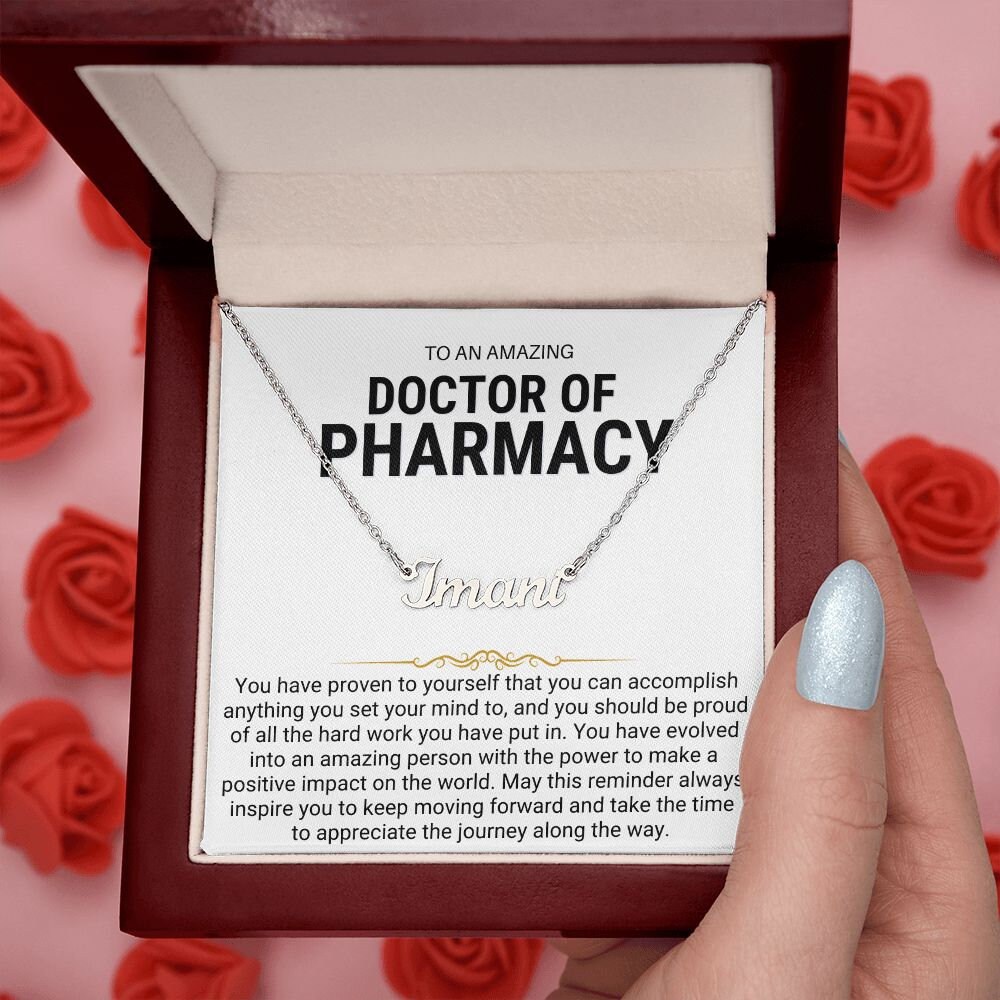 Personalized Pharmacist Graduation Gift, Custom Doctor of Pharmacy Gift