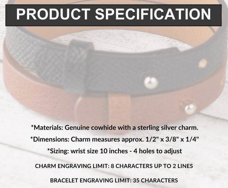 Personalized Pinning Ceremony Leather Bracelet for Male Nurse, Murse ...