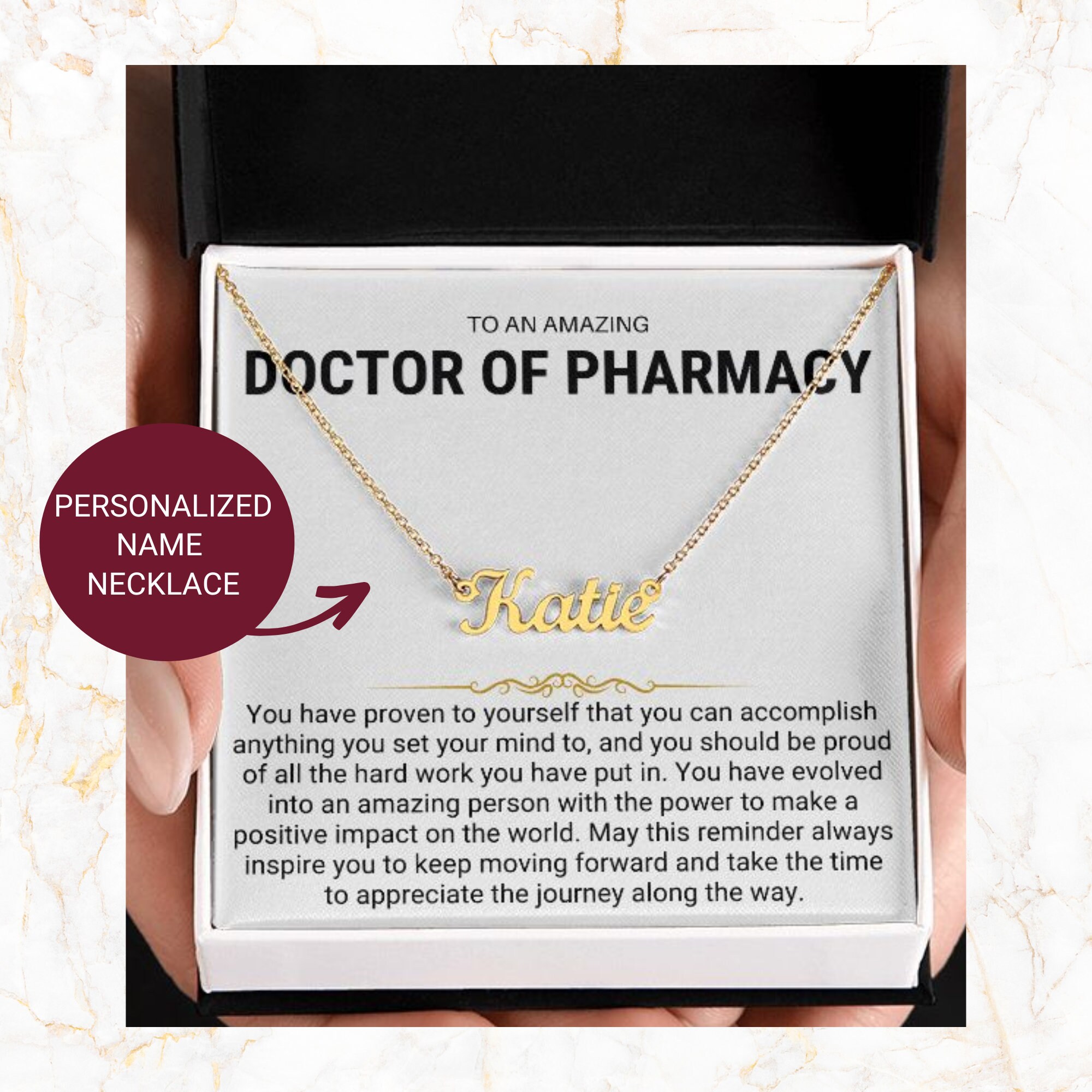 Personalized Pharmacist Graduation Gift, Custom Doctor of Pharmacy Gift