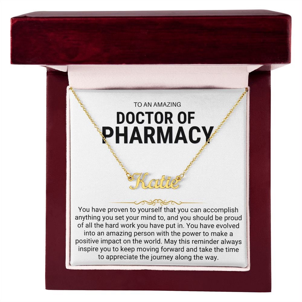 Personalized Pharmacist Graduation Gift, Custom Doctor of Pharmacy Gift